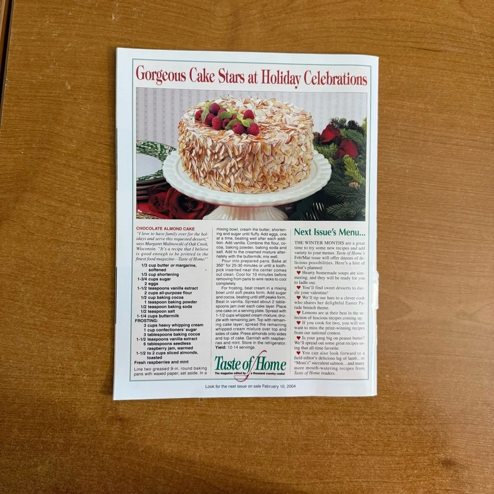 Taste of‎ Home Magazine - Holiday Edition